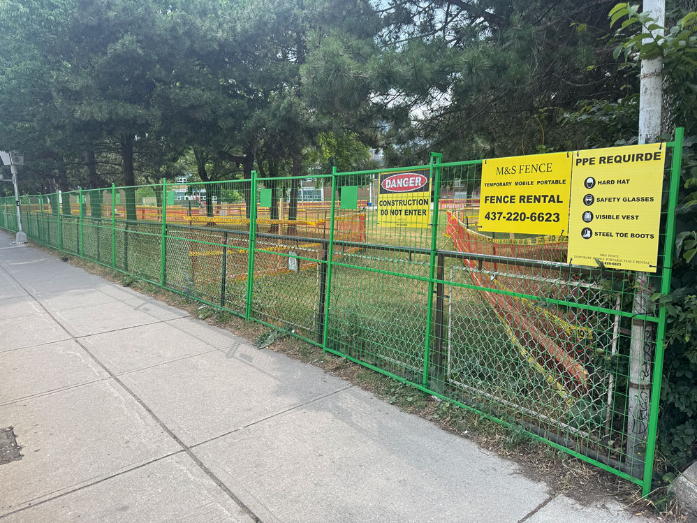 m and s fence 3 the backbone of construction safety in the gta toronto
