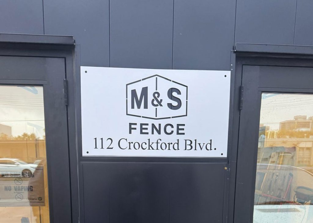 m&s fence m and s temporary chain wood toronto ontario home 27